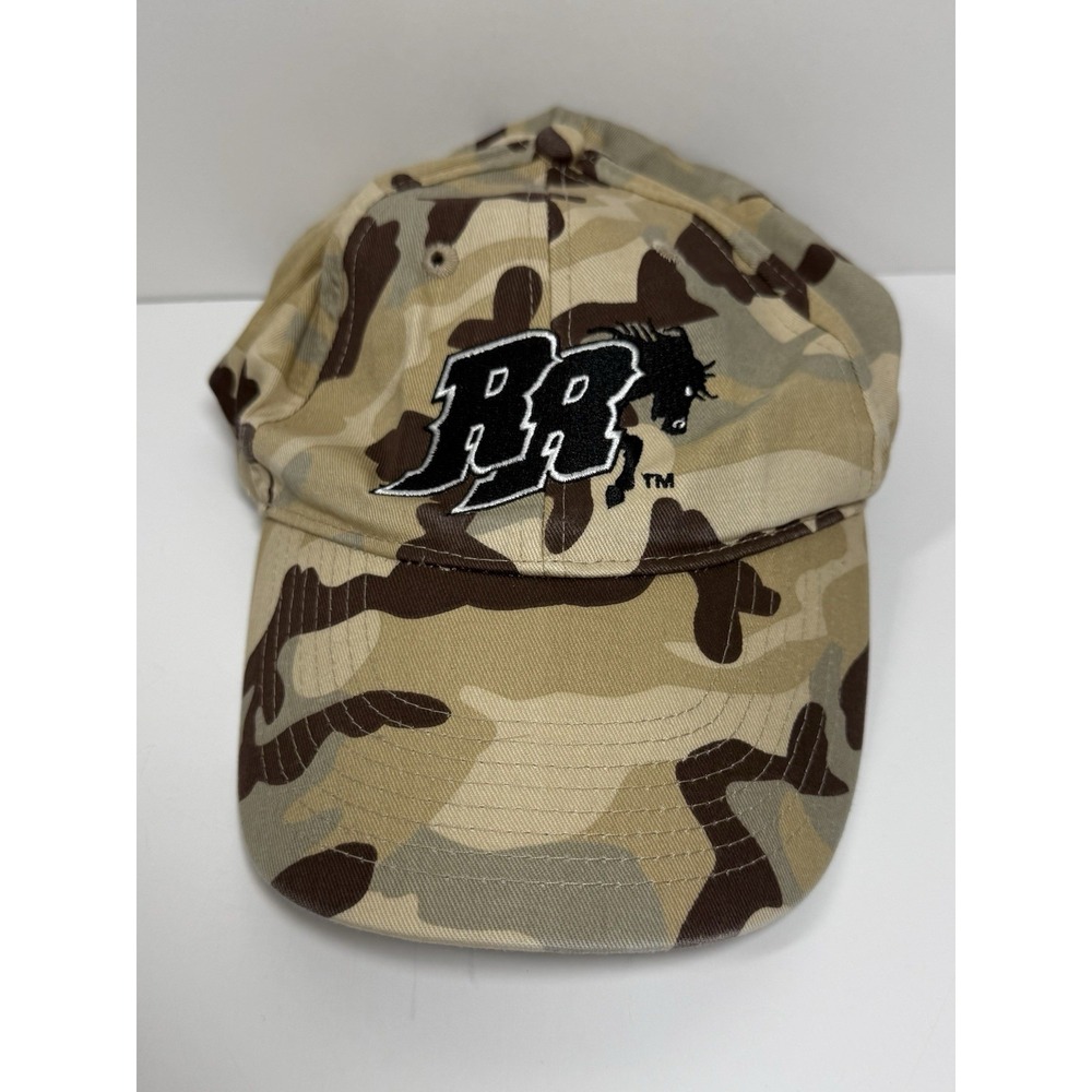 Associated Premium Corp Frisco RoughRiders Camo Baseball Cap One Size Tan Brown